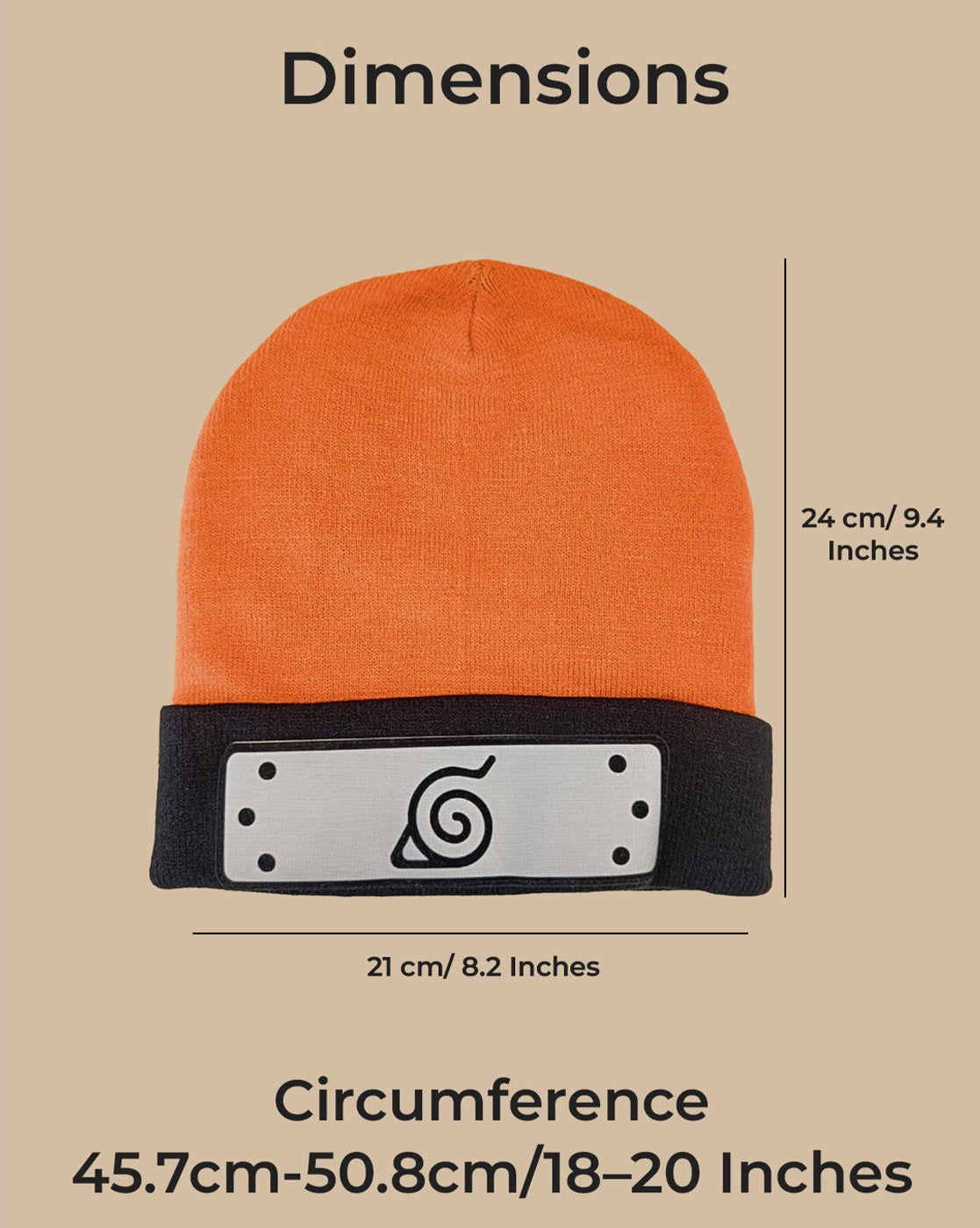 Naruto Printed Beanies For Kids Boys