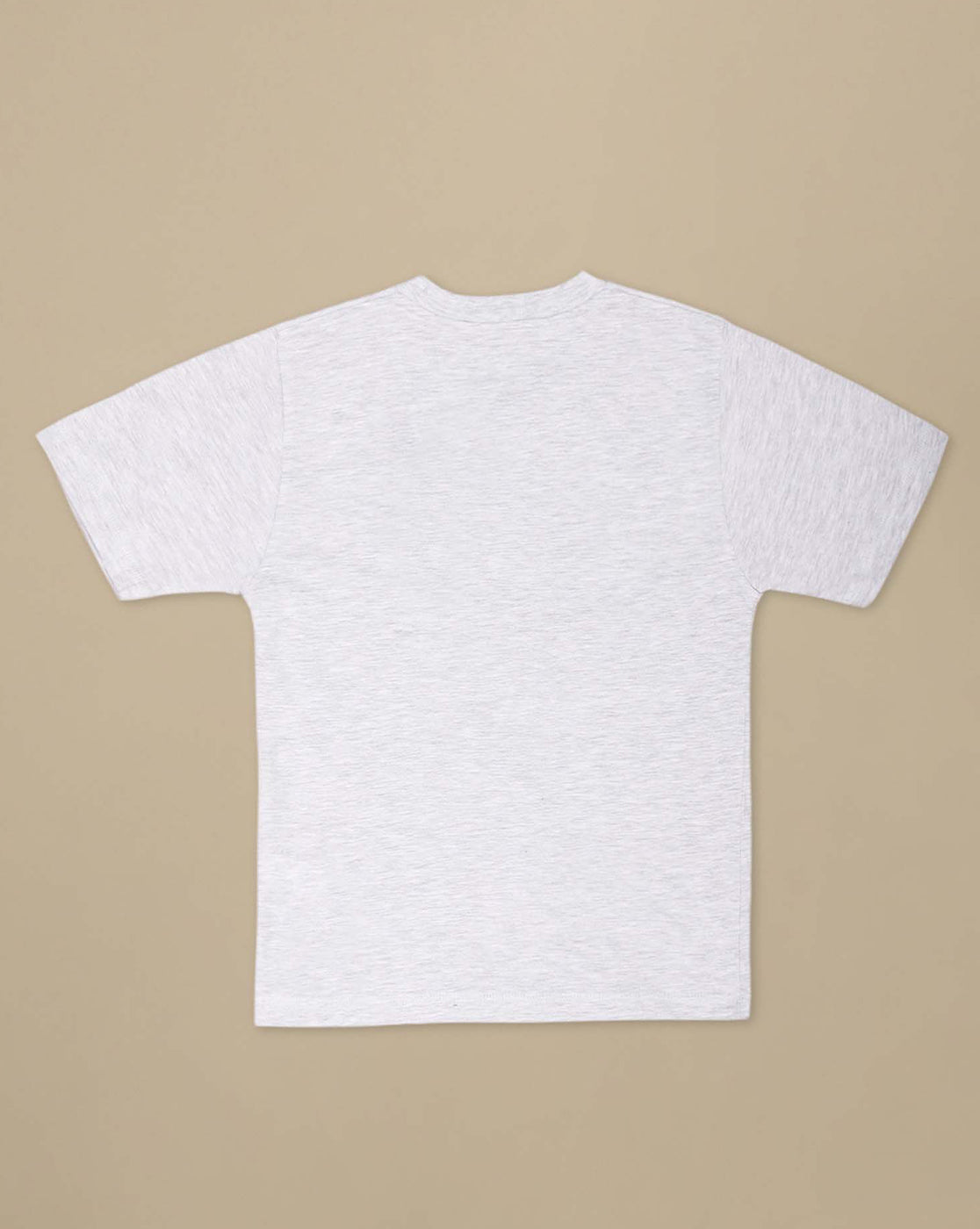 Naruto: Kakashi Hatake Anime Printed Grey Regular Fit Pure Cotton Tshirt For Boys