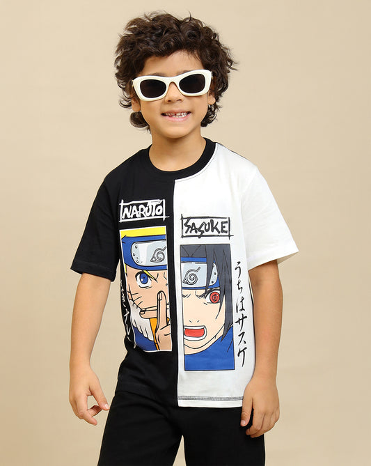 Naruto Printed Regular Fit Tshirt For Boys