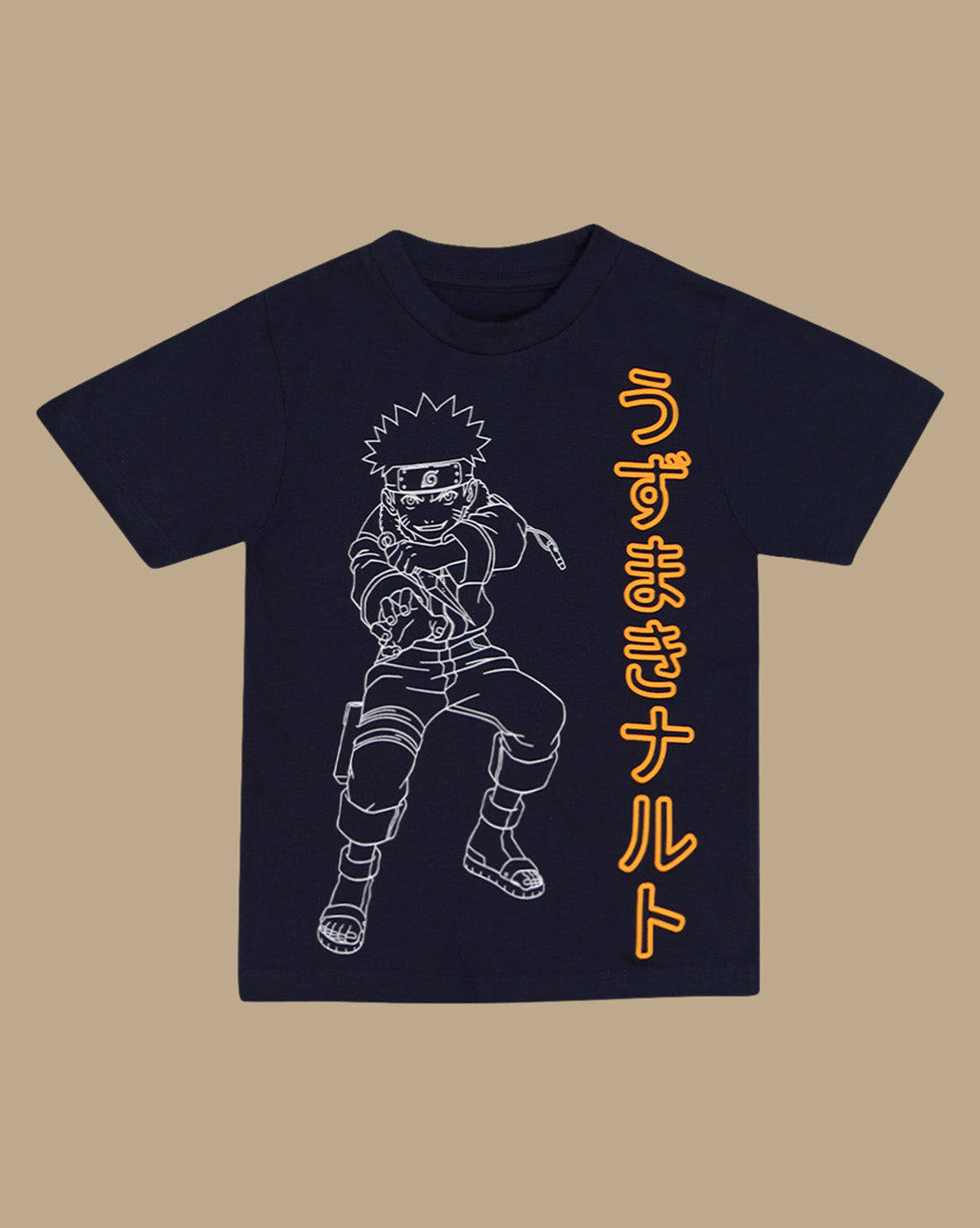 Naruto Graphic Printed Regular Fit Tshirt For Boys