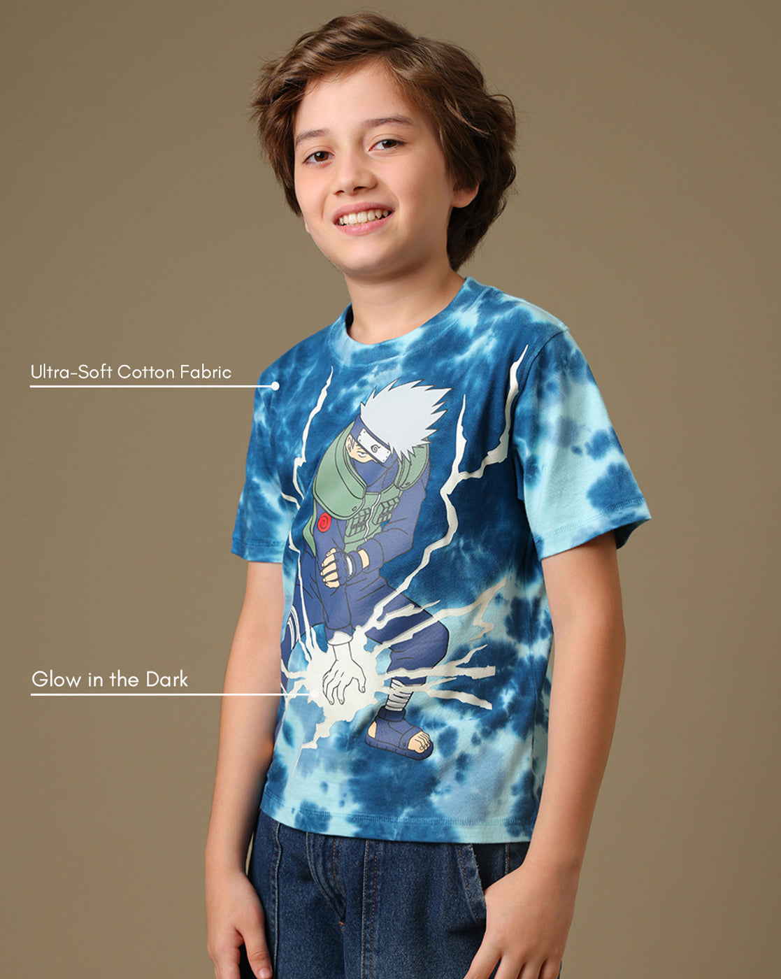 Naruto Printed Regular Fit Tshirt For Boys