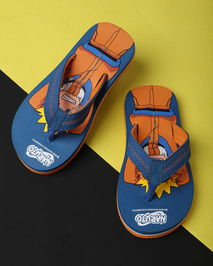 Naruto  Blue Flip-Flops  Kids Boys