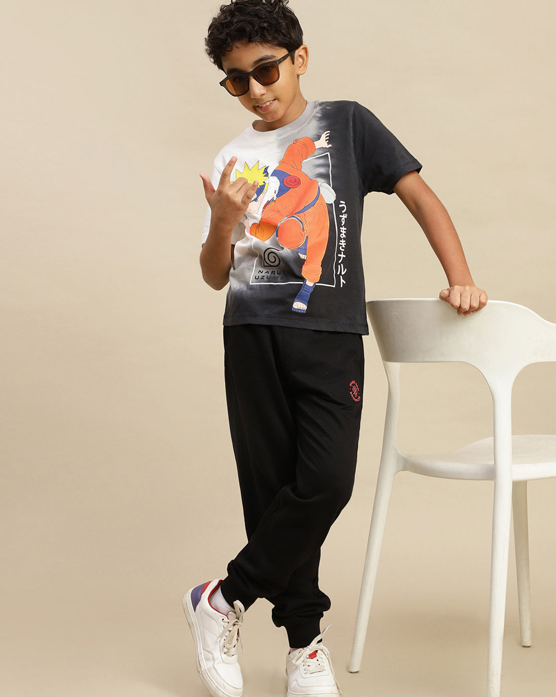 Naruto Printed Regular Fit Tshirt For Boys