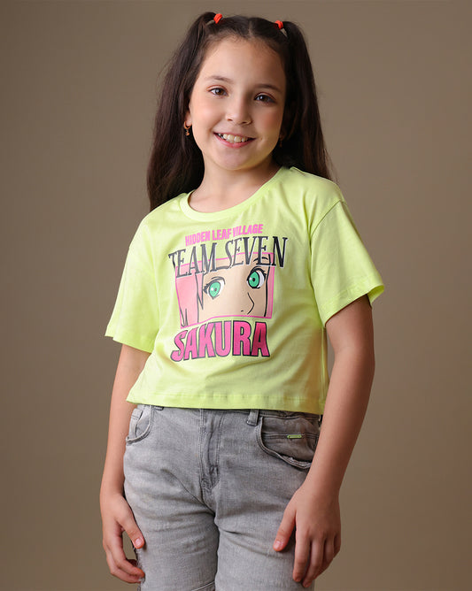 Naruto Boxy Fit Tshirt Girls