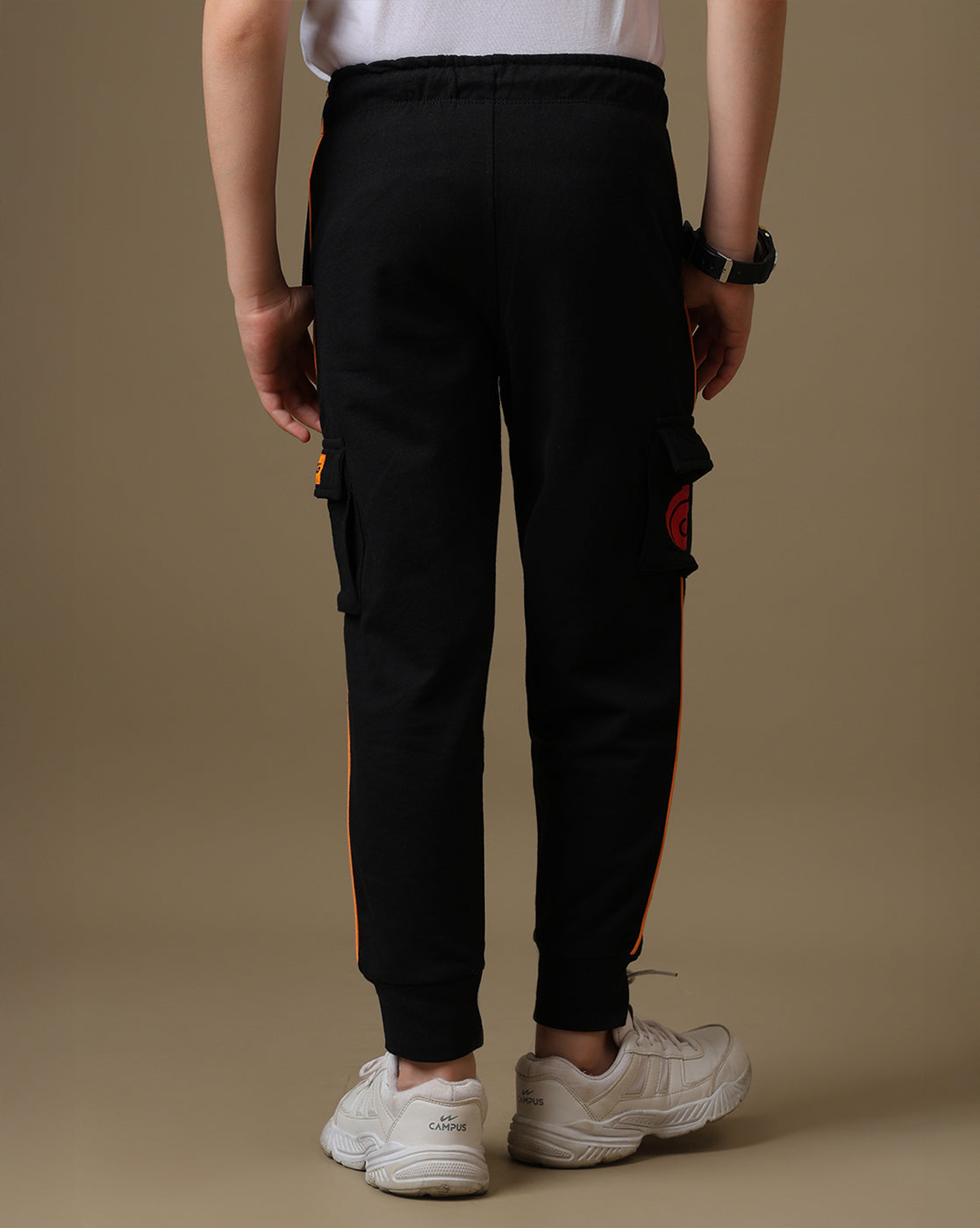 Naruto Printed Regular Fit Joggers For Boys