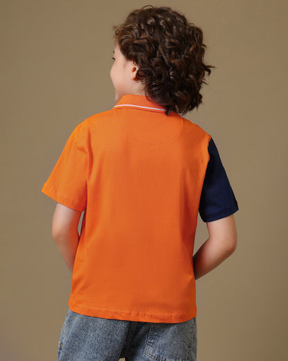 Naruto  Regular Fit Polo-T-Shirt  Boys