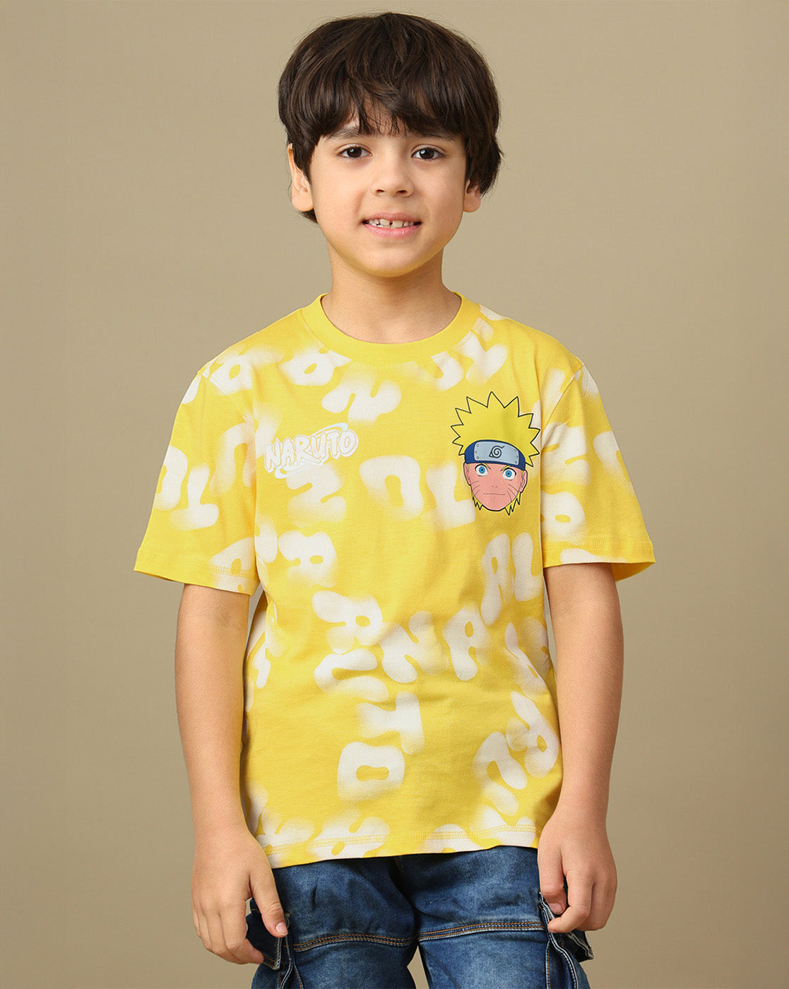 Naruto Printed Regular Fit Tshirt For Boys