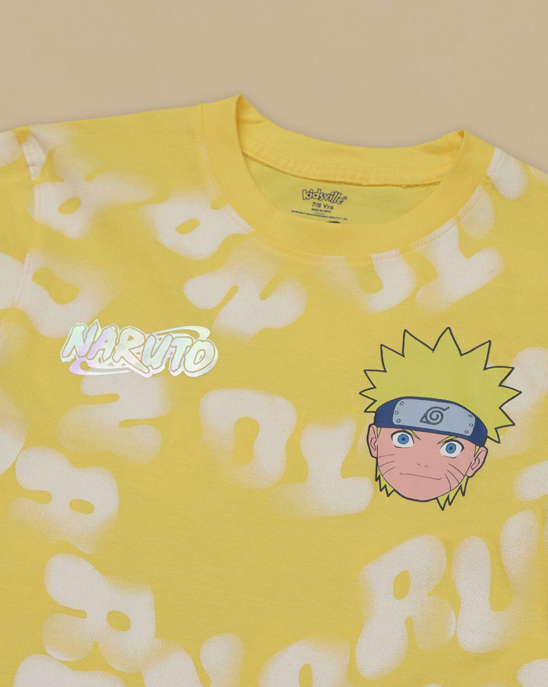 Naruto Printed Regular Fit Tshirt For Boys