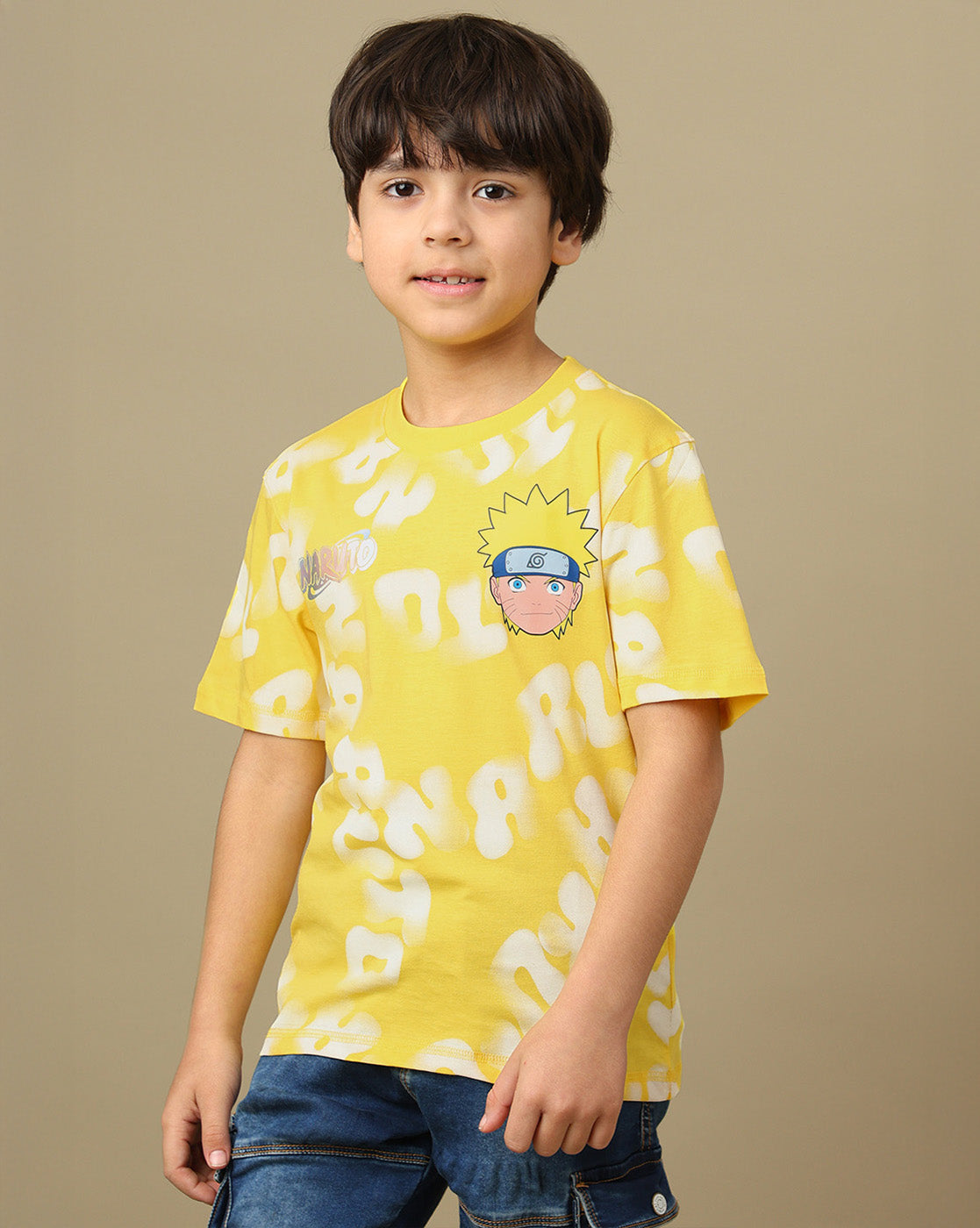 Naruto Printed Regular Fit Tshirt For Boys