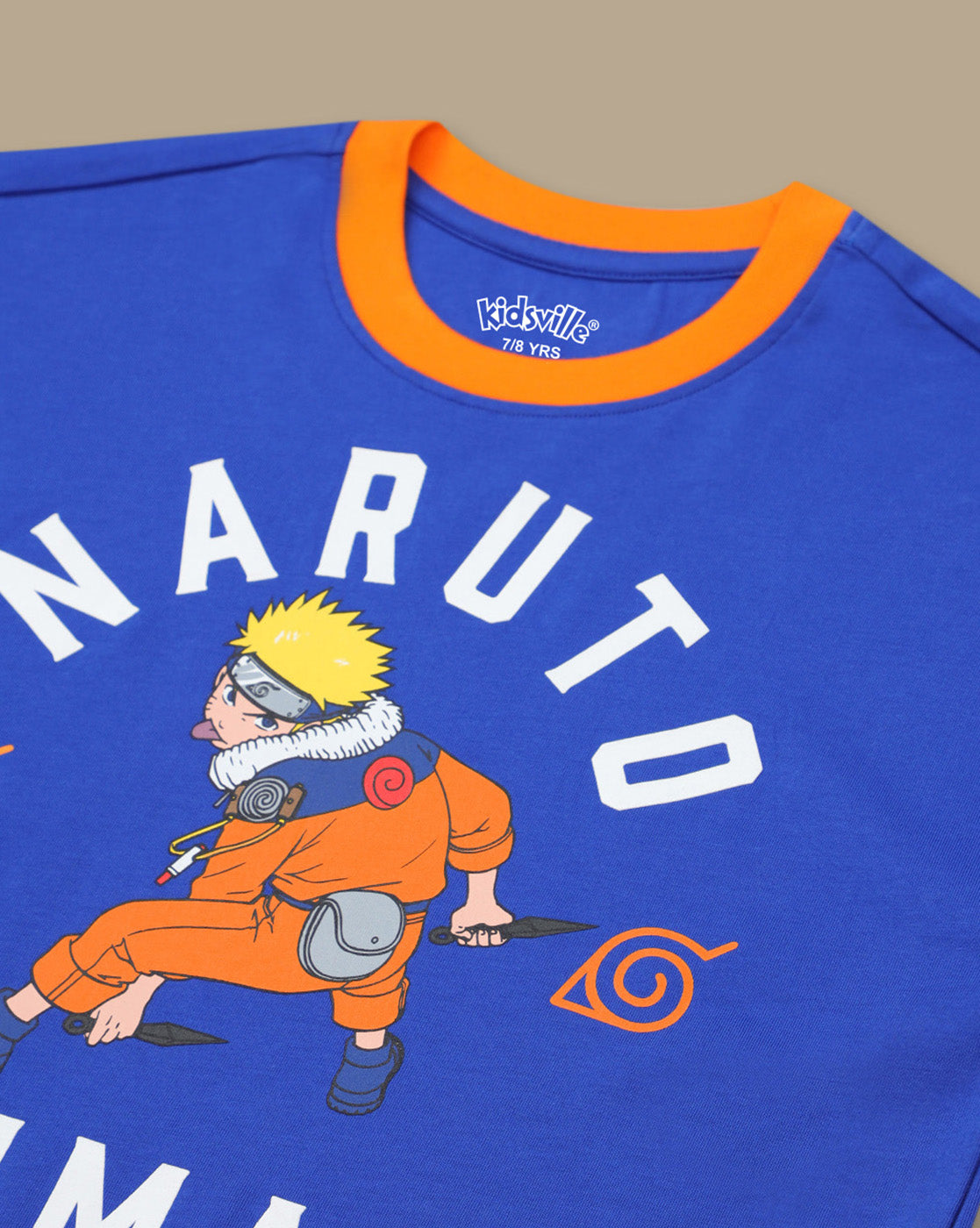 Naruto Printed Loose Tshirt For Boys