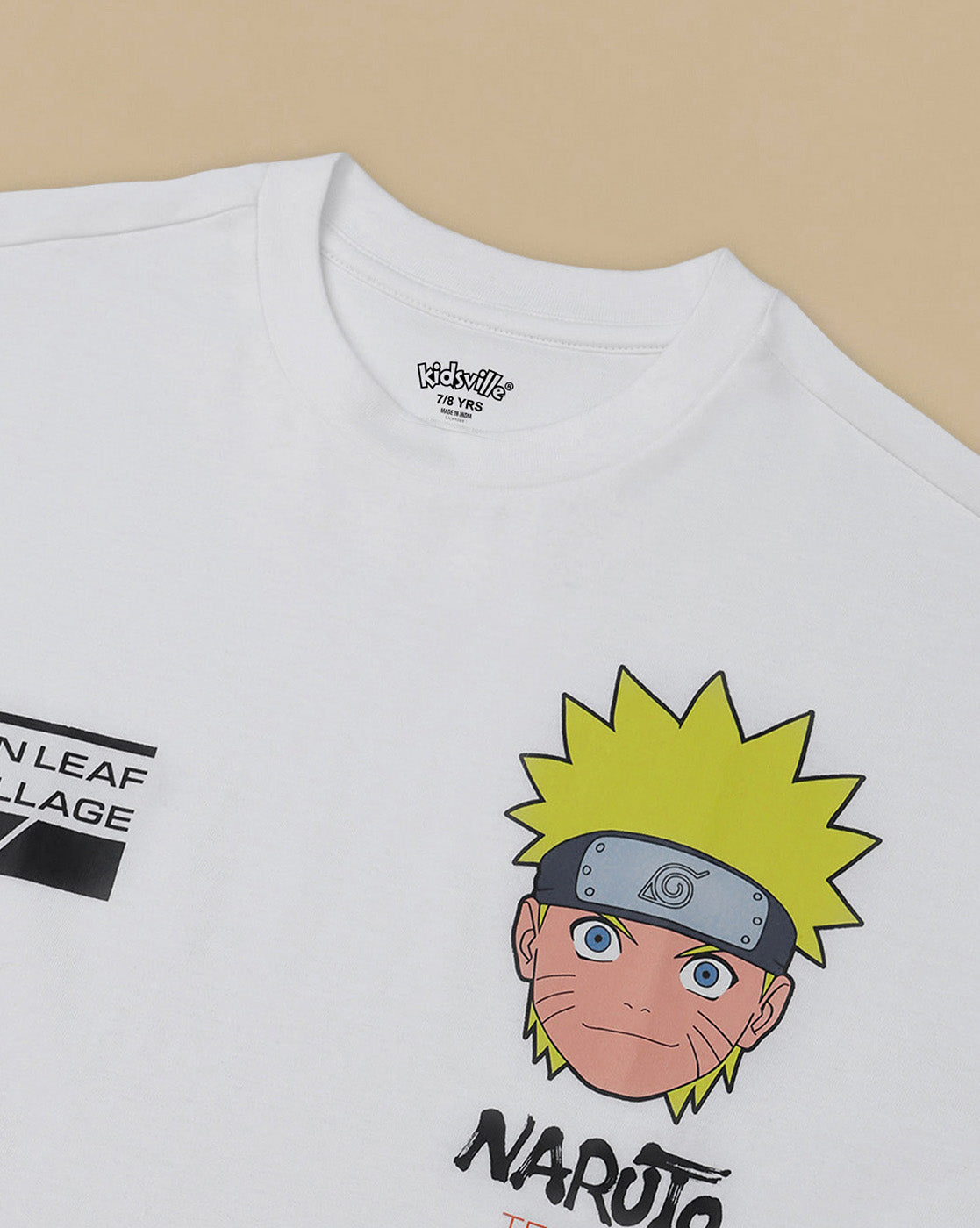 Naruto Printed Oversized Tshirt For Boys