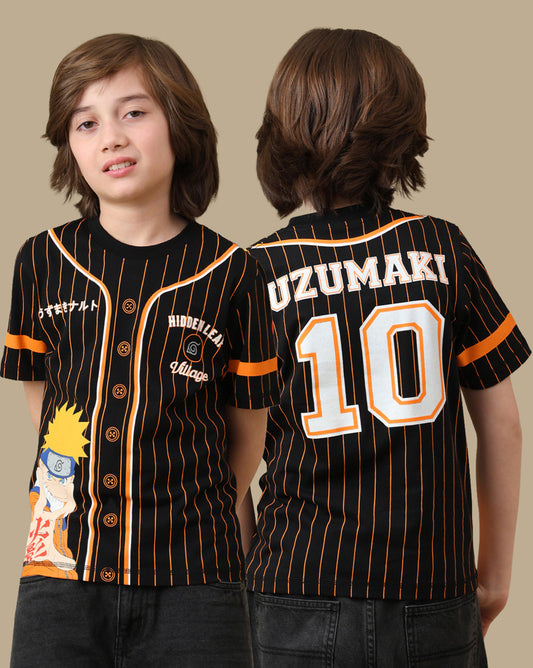 Naruto Graphic Printed Regular Fit Tshirt For Boys