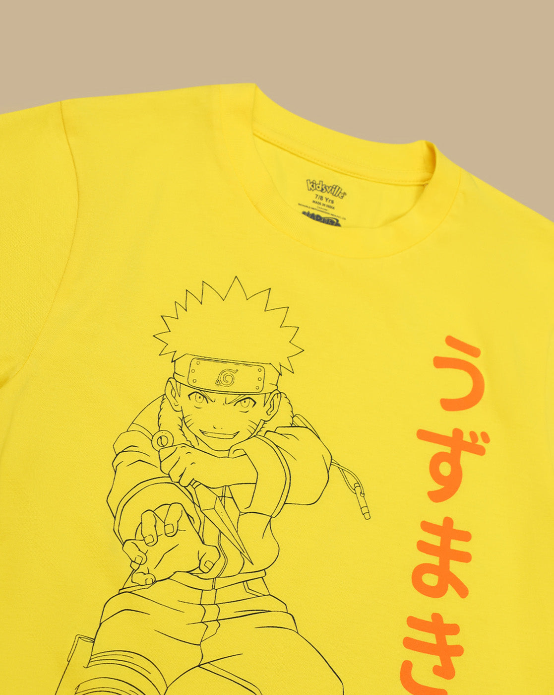 Naruto Graphic Printed Regular Fit Tshirt For Boys