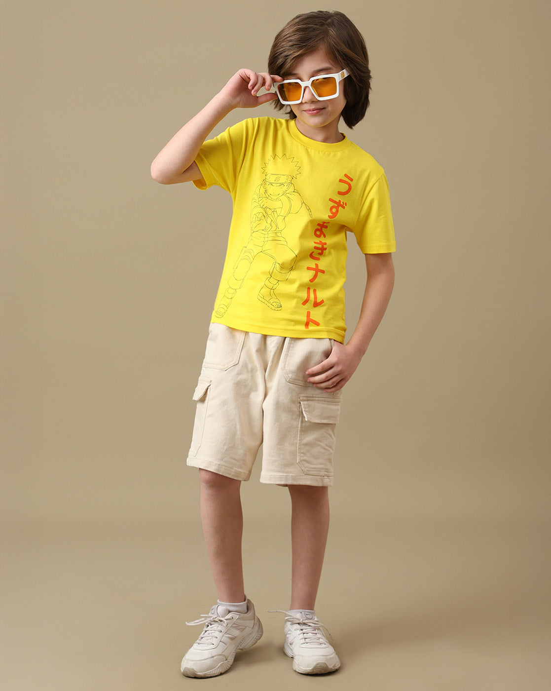 Naruto Graphic Printed Regular Fit Tshirt For Boys