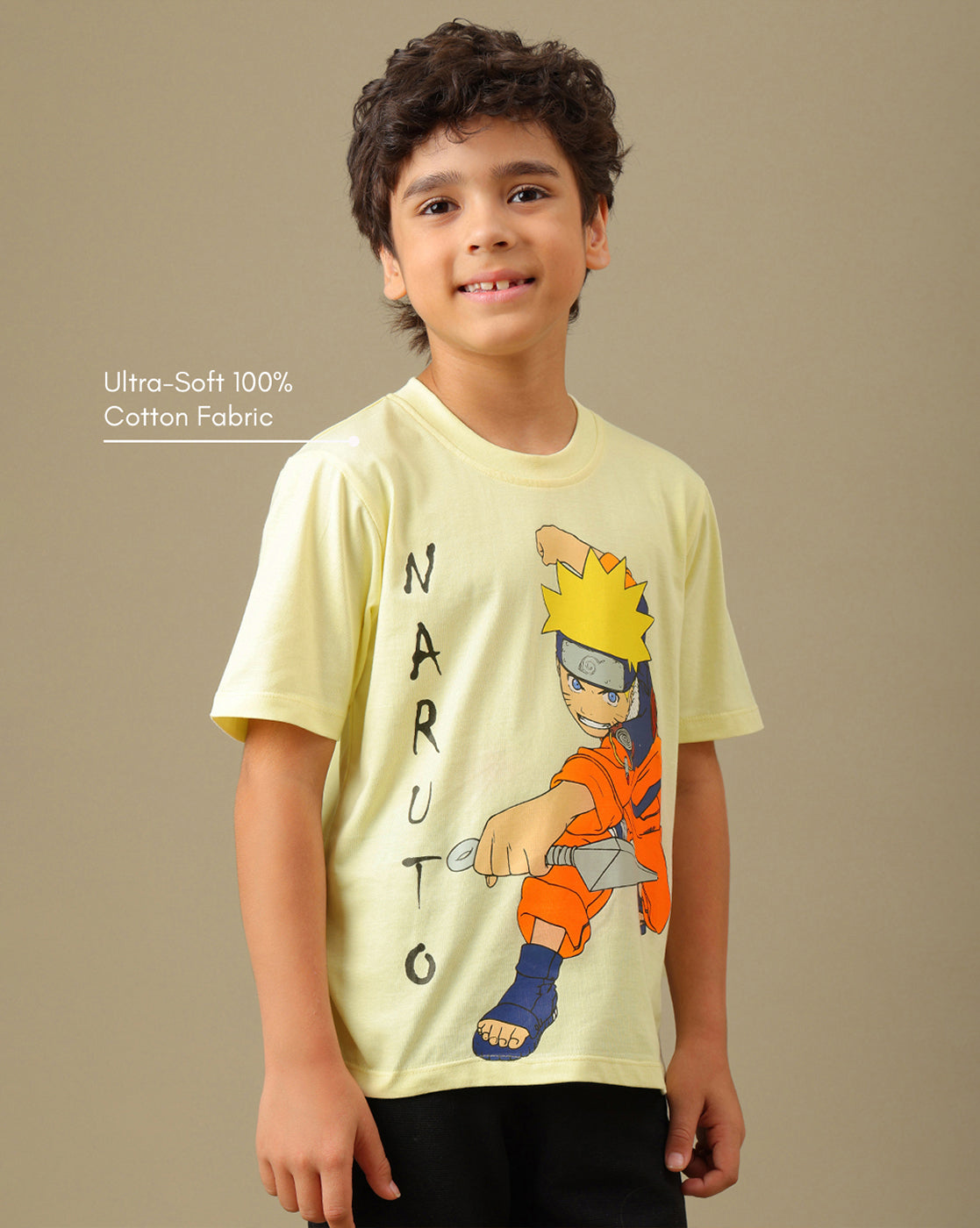 Naruto Printed Regular Fit Tshirt For Boys