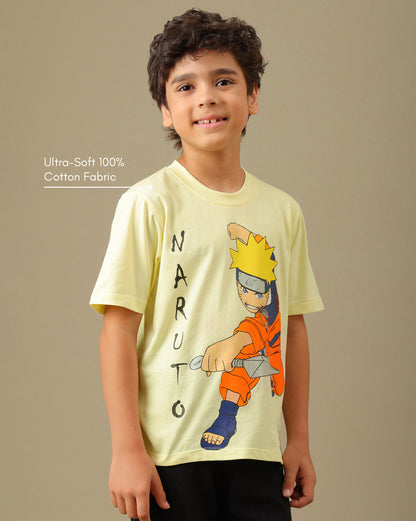 Naruto  Regular Fit Tshirt  Boys