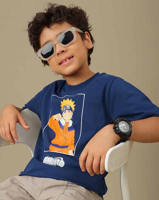 Naruto Printed Regular Fit Tshirt For Boys