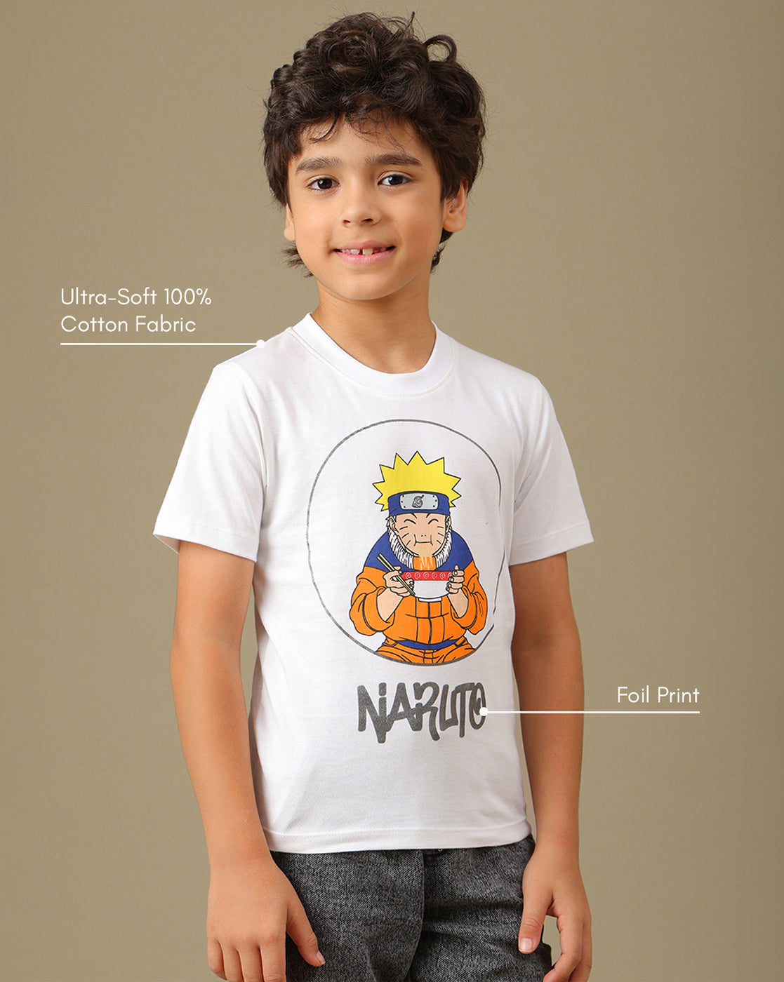 Naruto Printed Pack of 3 Tshirts For Boys