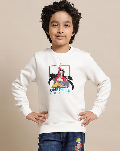 One Piece  Regular Fit Sweatshirt  Boys