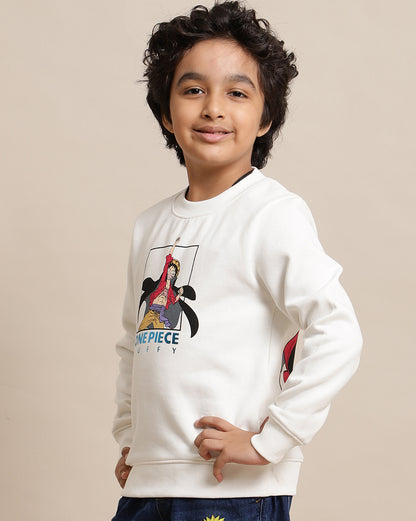 One Piece  Regular Fit Sweatshirt  Boys