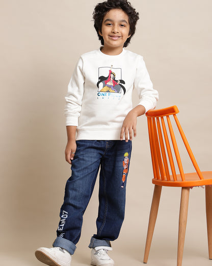 One Piece  Regular Fit Sweatshirt  Boys