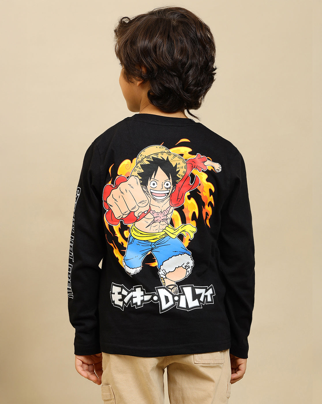One Piece Printed Regular Fit Tshirt With Pouch Pocket  For Boys