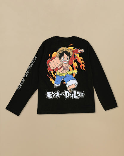 One Piece  Regular Fit Tshirt With Pouch Pocket  Boys