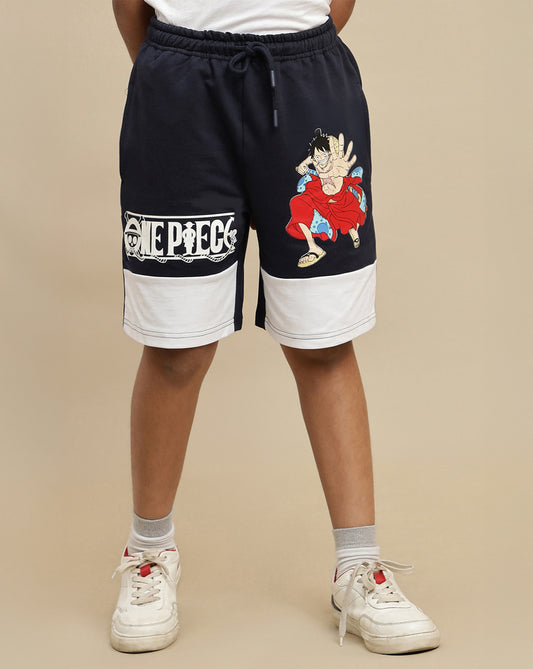 One Piece Printed Regular Fit Shorts For Boys