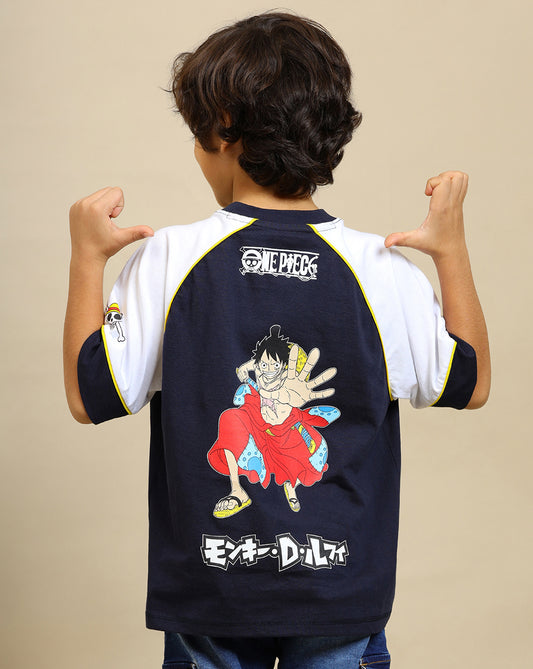 One Piece Printed Oversized Tshirt For Boys