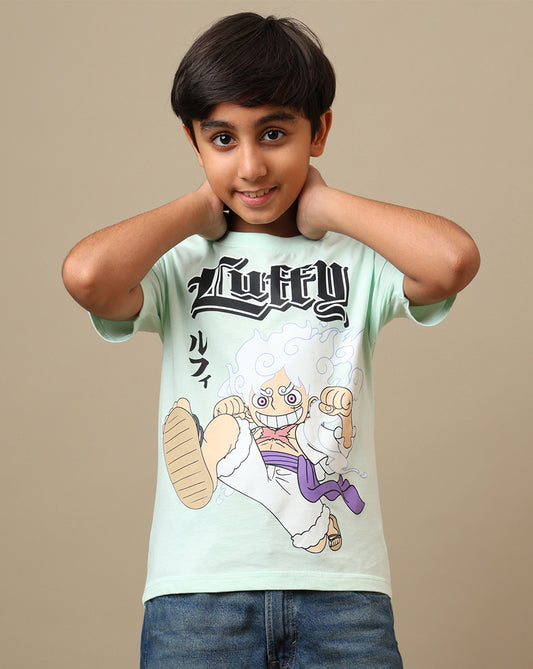 One Piece Printed Regular Fit Tshirt For Boys