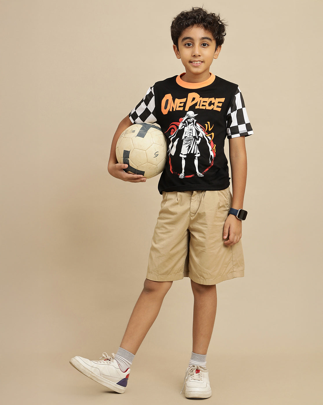 One Piece Printed Regular Fit Tshirt For Boys
