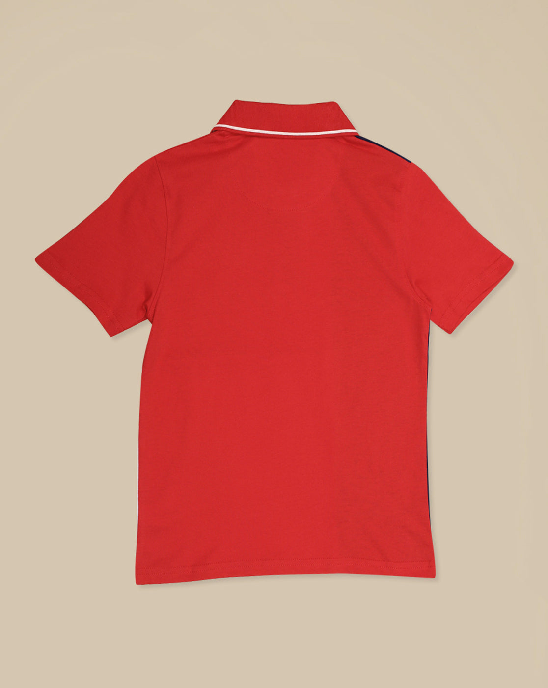 One Piece Printed Regular Fit Polo-T-Shirt For Boys