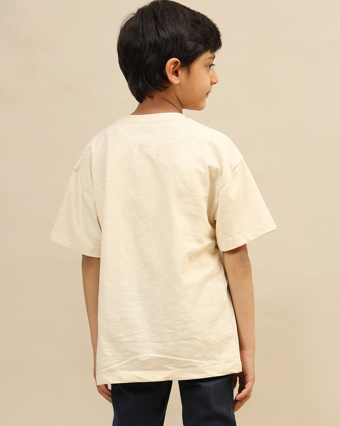 One Piece Printed Oversized Tshirt Boys