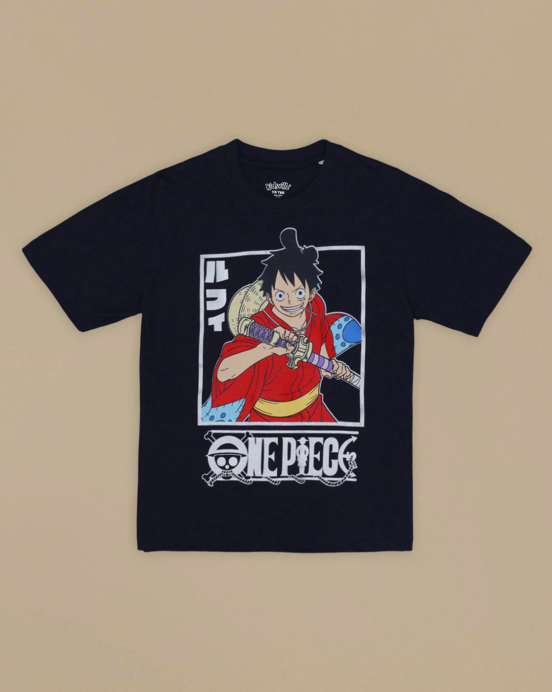 One Piece Printed Regular Fit Tshirt For Boys