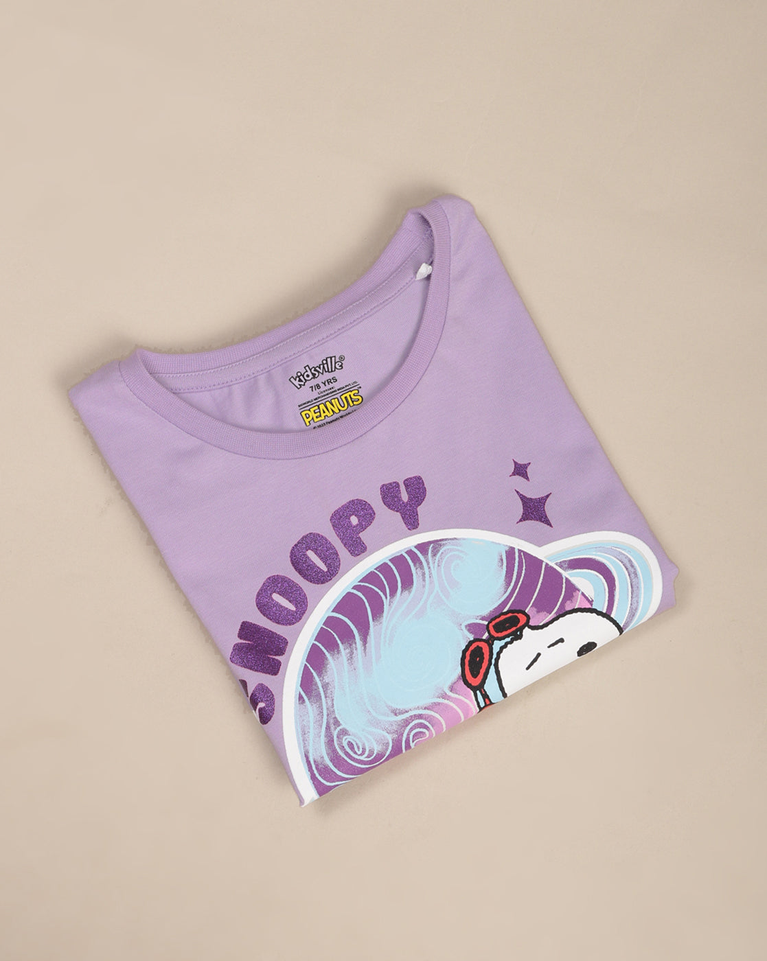 Peanuts Printed Relaxed Fit Tshirt For Girls