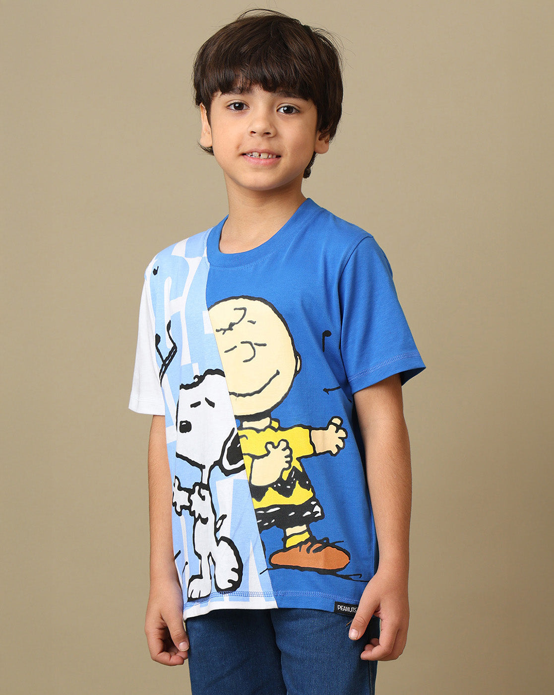 Peanuts Printed Regular Fit Tshirt For Boys