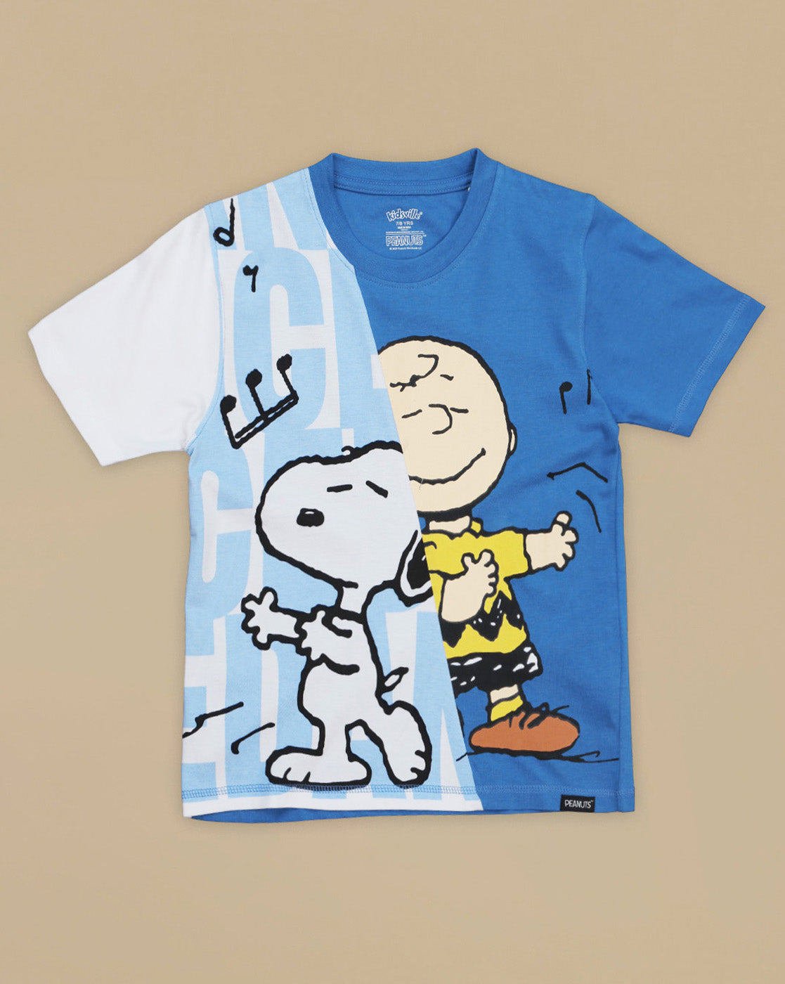 Peanuts Printed Regular Fit Tshirt For Boys