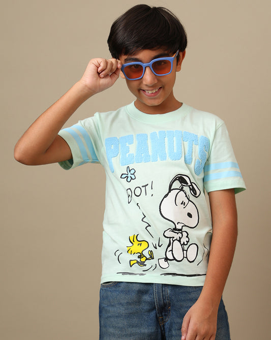 Peanuts Printed Regular Fit Tshirt For Boys