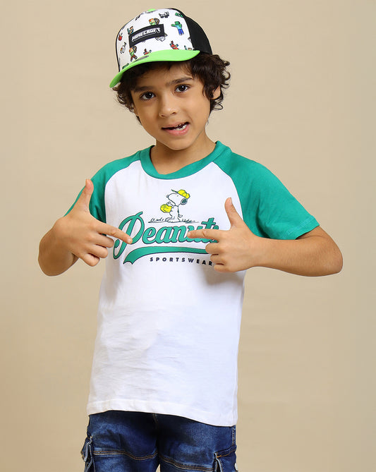 Peanuts Printed Regular Fit Tshirt For Boys