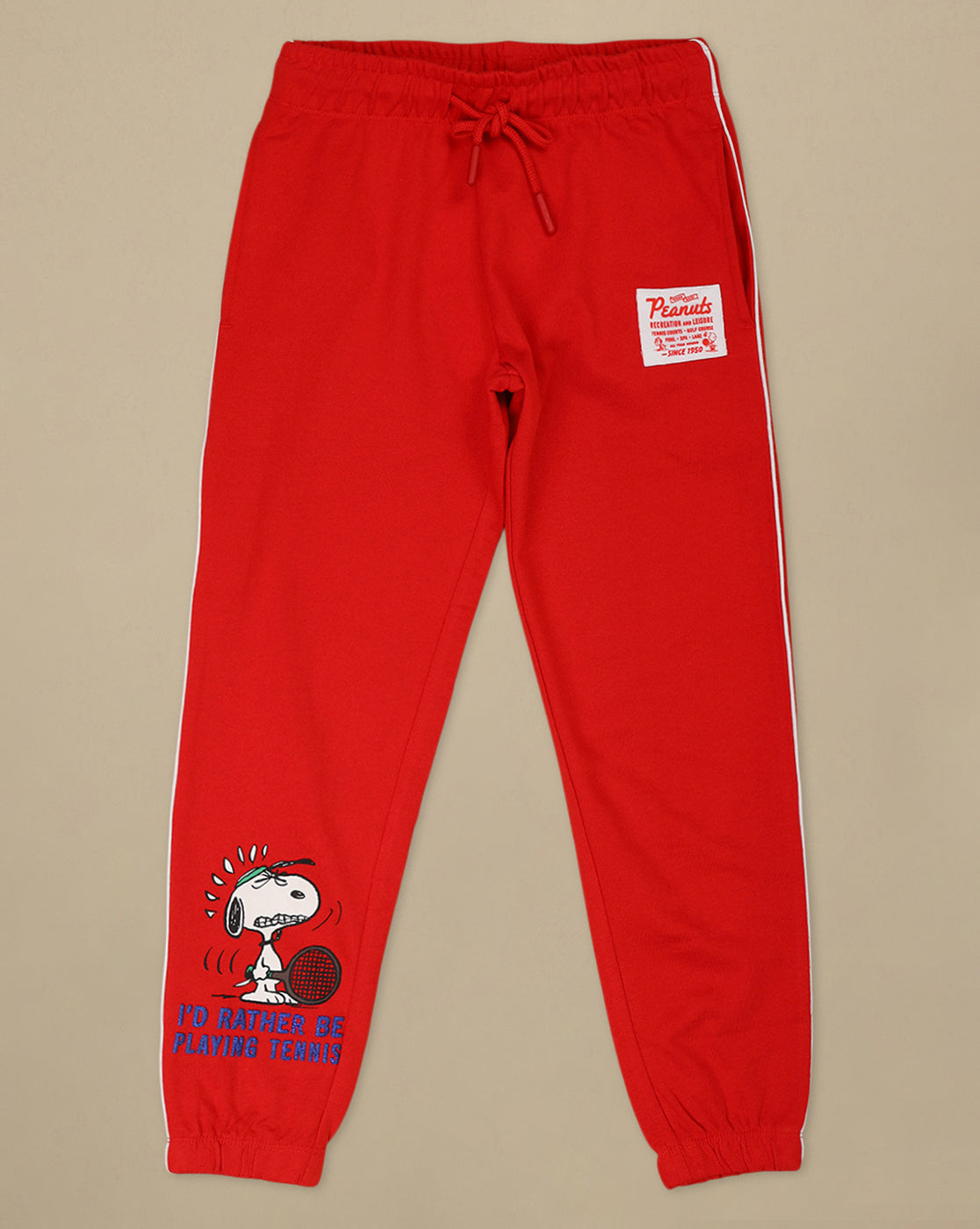 Peanuts Printed Regular Fit Jogger For Girls