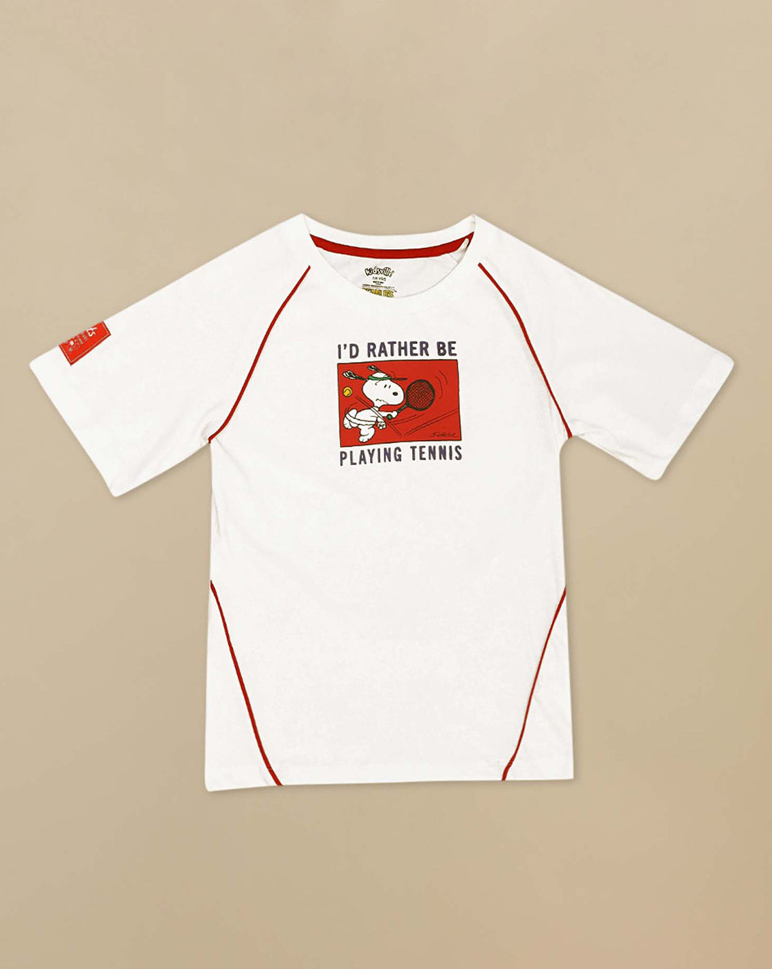 Peanuts Printed Oversized Tshirt For Girls