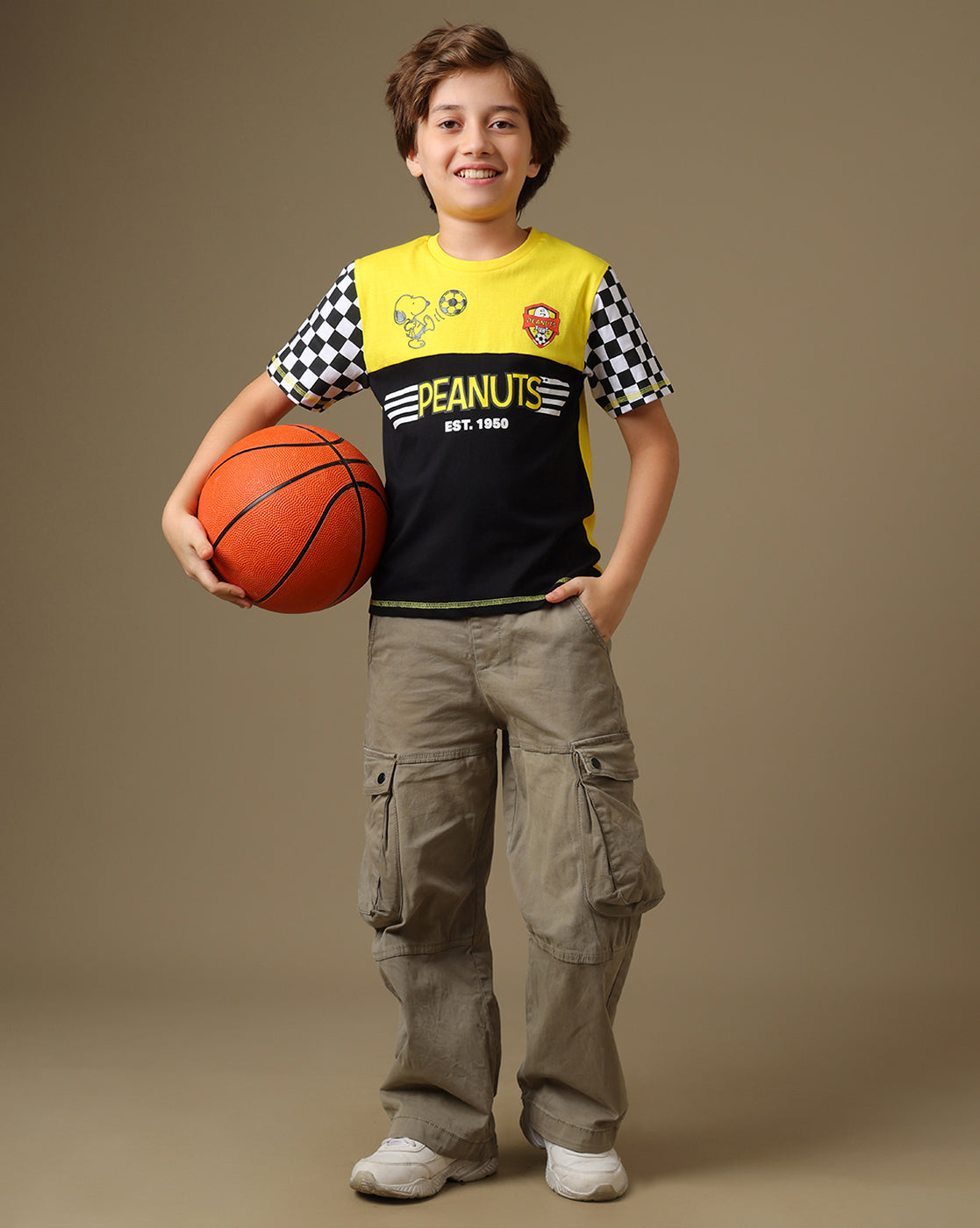 Peanuts Printed Regular Fit Tshirt For Boys