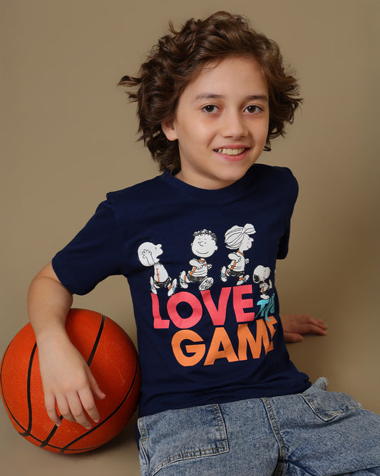 Peanuts Printed Regular Fit Tshirt For Boys