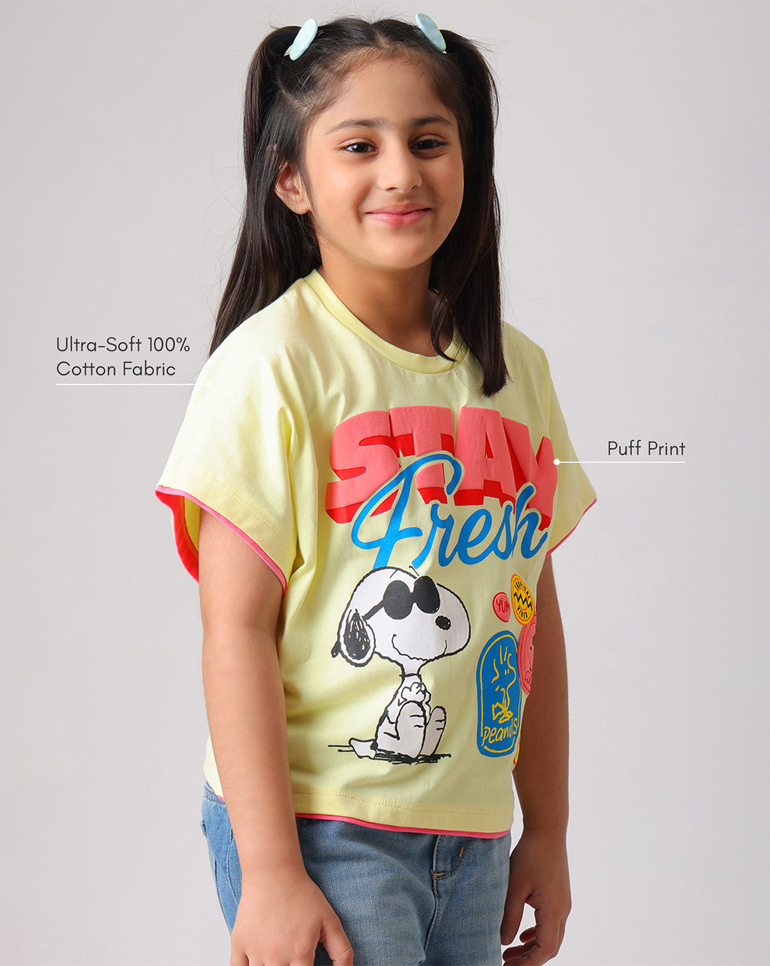 Peanuts: Snoopy Relaxed Fit Tshirt Girls