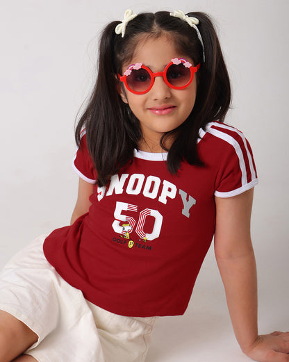 Peanuts: Snoopy Slim Fit Tshirt Girls
