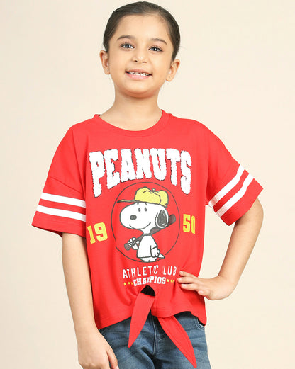 Peanuts  Relaxed Fit Tshirt  Girls