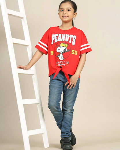 Peanuts  Relaxed Fit Tshirt  Girls