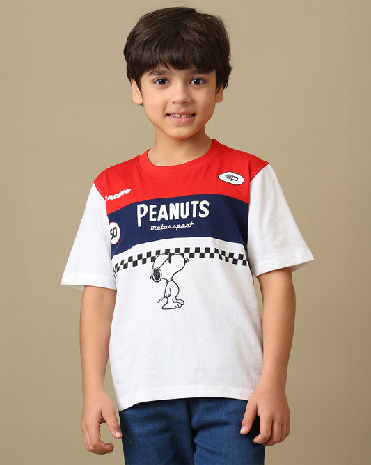 Peanuts Printed Regular Fit Tshirt For Boys