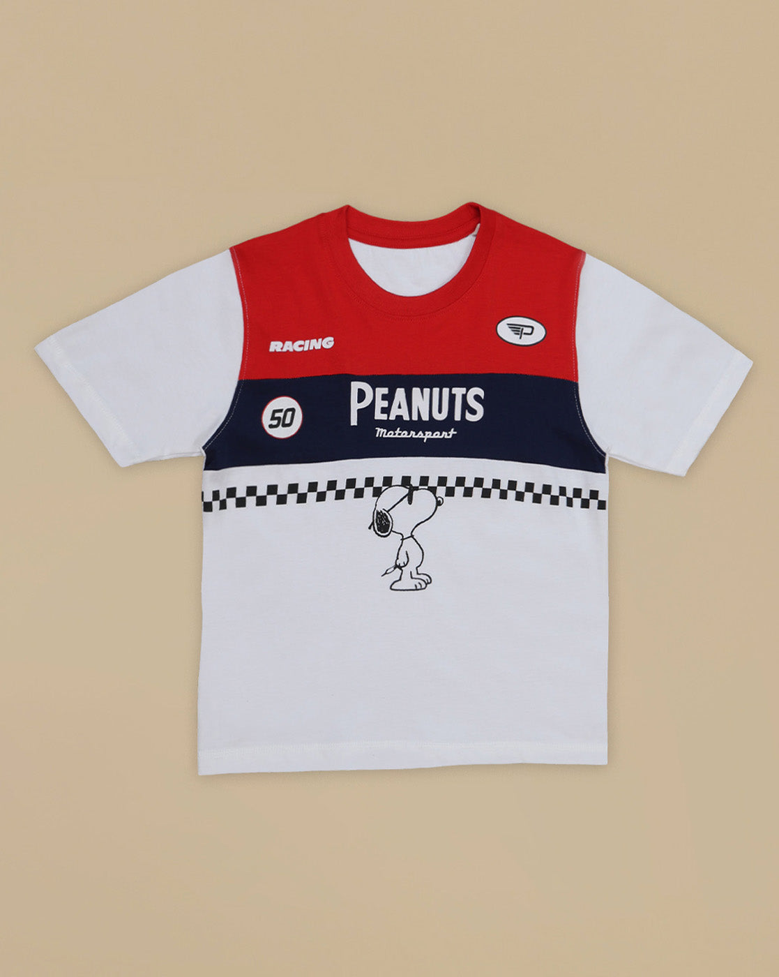 Peanuts Printed Regular Fit Tshirt For Boys