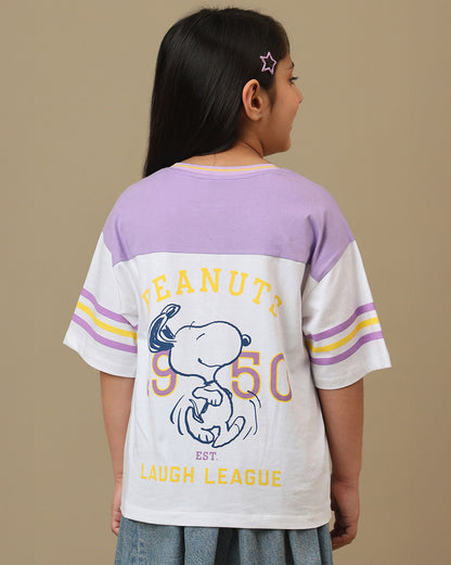 Peanuts  Boxy Fit Tshirt  Girls